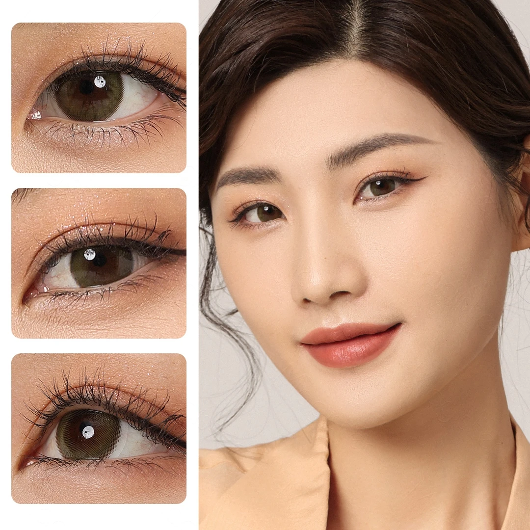 Magister Mystery Natural Color Contact Lenses with circle Cosmetic Colored Contacts Big Eye Colored Contact Lens