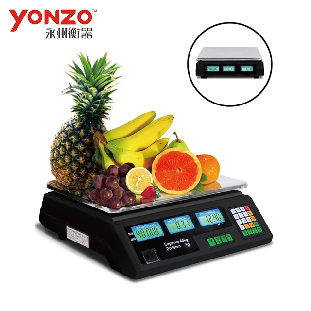 YONZO brand 30kg electronic digital commercial meat scale Balance