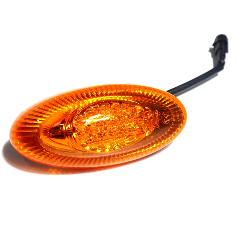 Bus Lighting Accessories ZX527 LED 24V yellow Bus side signal lights 4111-00037 Bus Side Turn Light