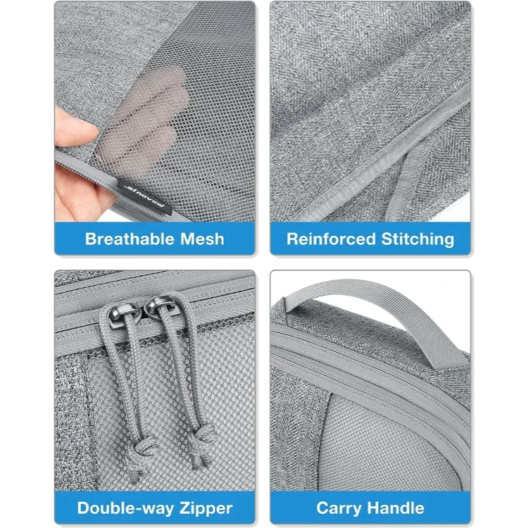 Oem Factory Compression Packing Cubes For Suitcase Suitcase Organizer With Shoe Bag Travel Accessories With Laundry Bag