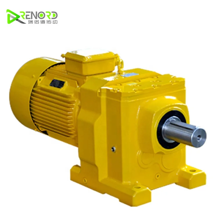 R Series High Quality Type K Manufacturer Gear Box Speed Reducer of Helical-bevel Gear Units