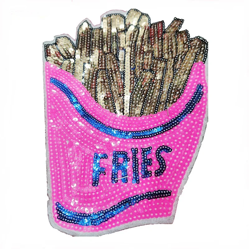Fashion cloth beads embroidered potato chips popcorn sequins embroidery clothing accessories hot paste