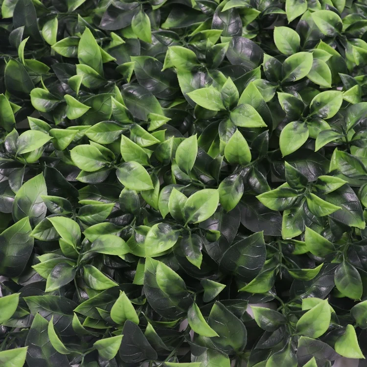 Factory Price Plastic Fake Hedge Garden Fence Boxwood Panel Green Wall Artificial Wall Grass For Indoor Outdoor Decoration