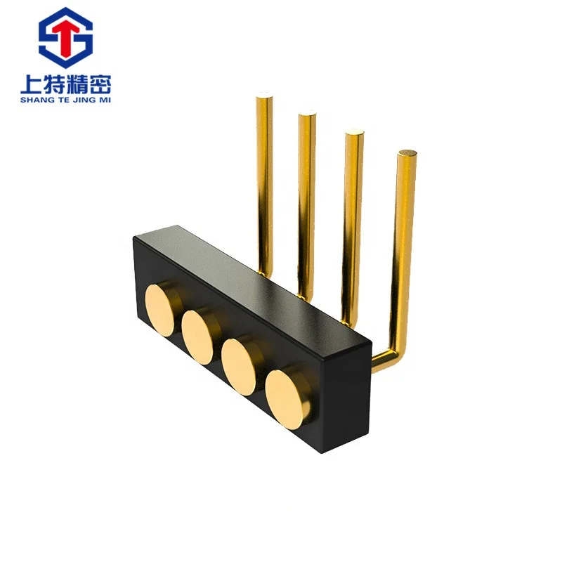 Shangte Factory Direct Sale 4Pin High Current Pogo pin Thimble Connector Walkie-talkie Signal Pin
