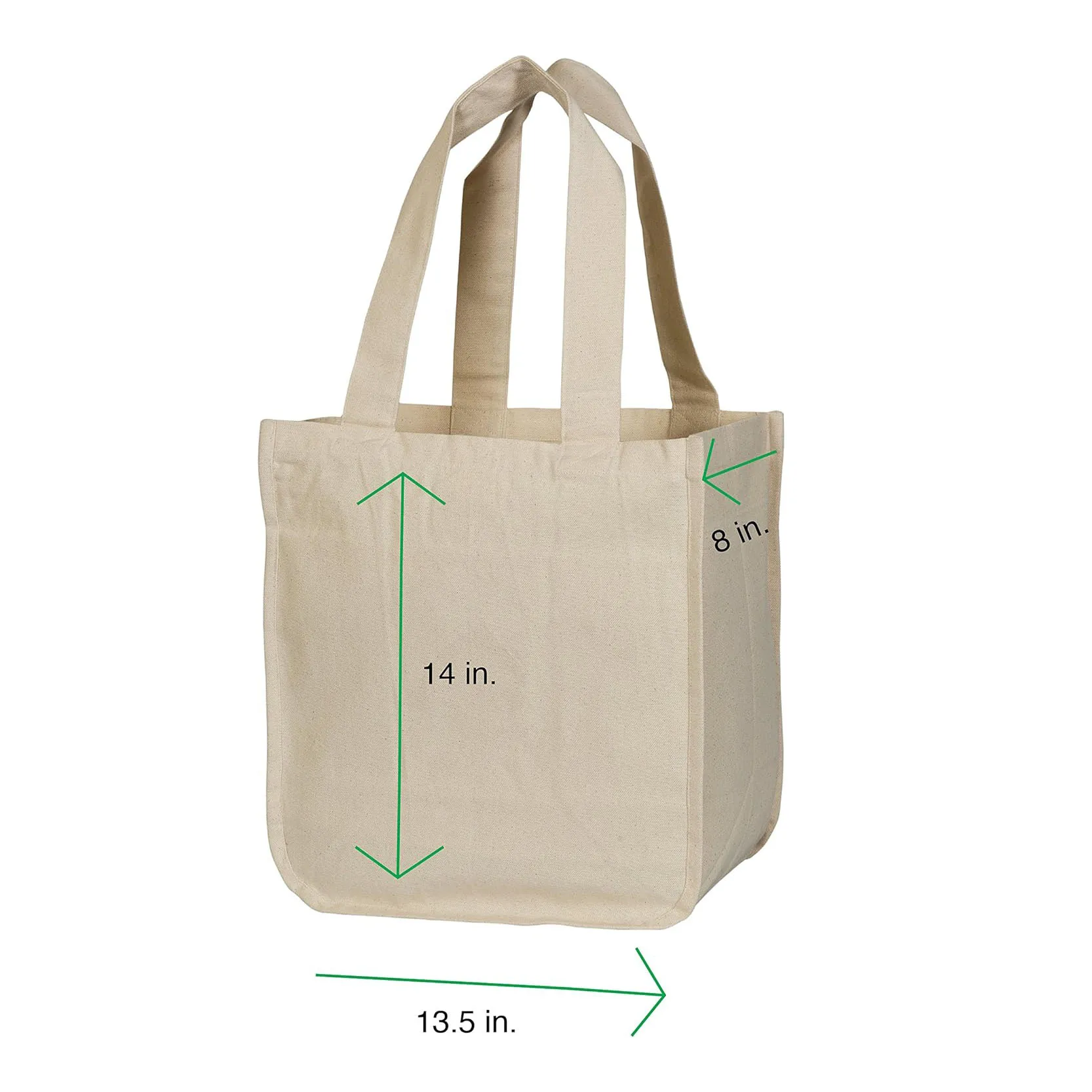 Best Shopping Inner Compartment Organic Cotton Washable Thick Edge Canvas Tote Bags Wholesale Canada