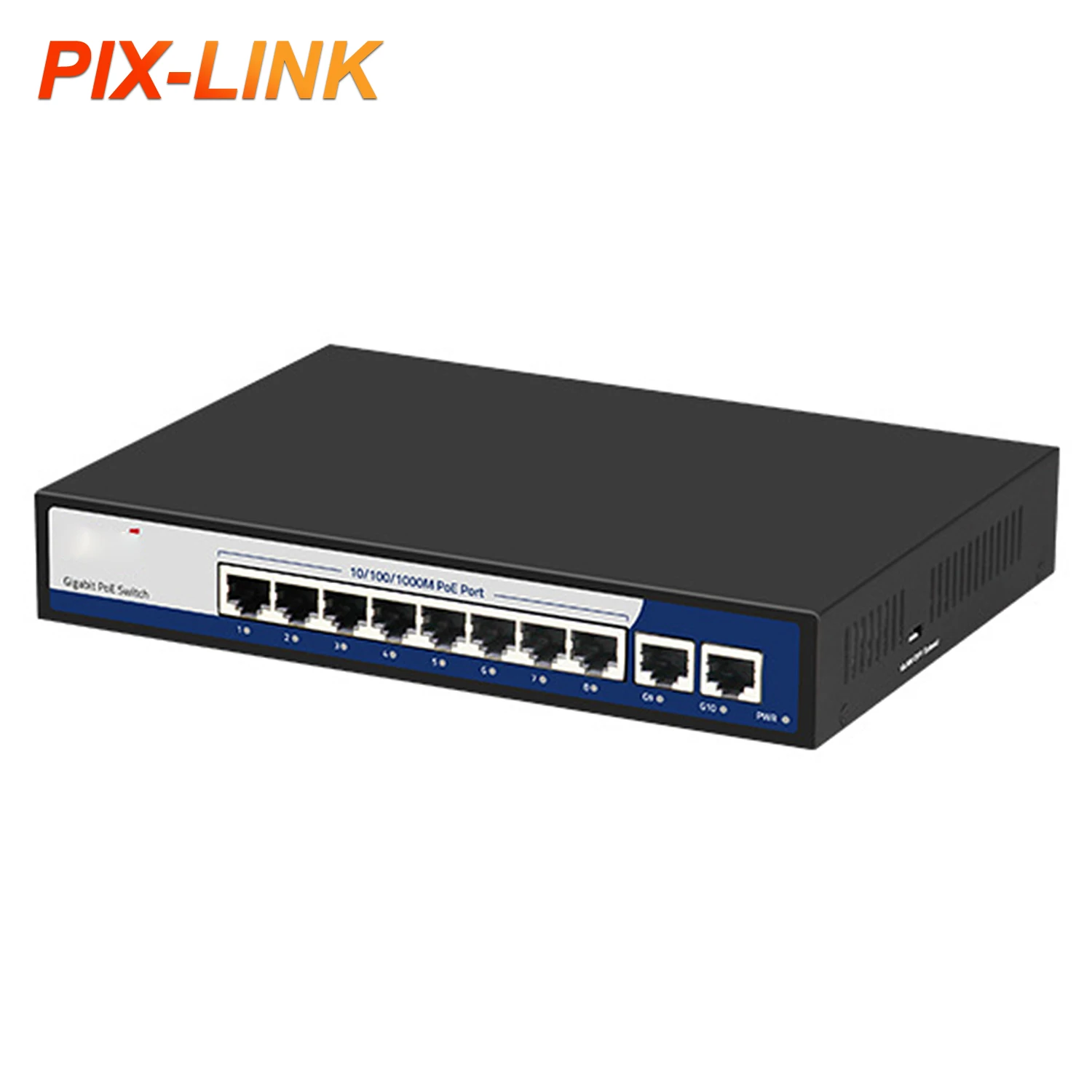 10 портами Gigabit 20 Гбит/с POE сетевой