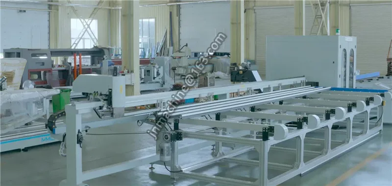 Window cutting center machine window door cnc aluminum profile cutting center sinon cnc cutting center