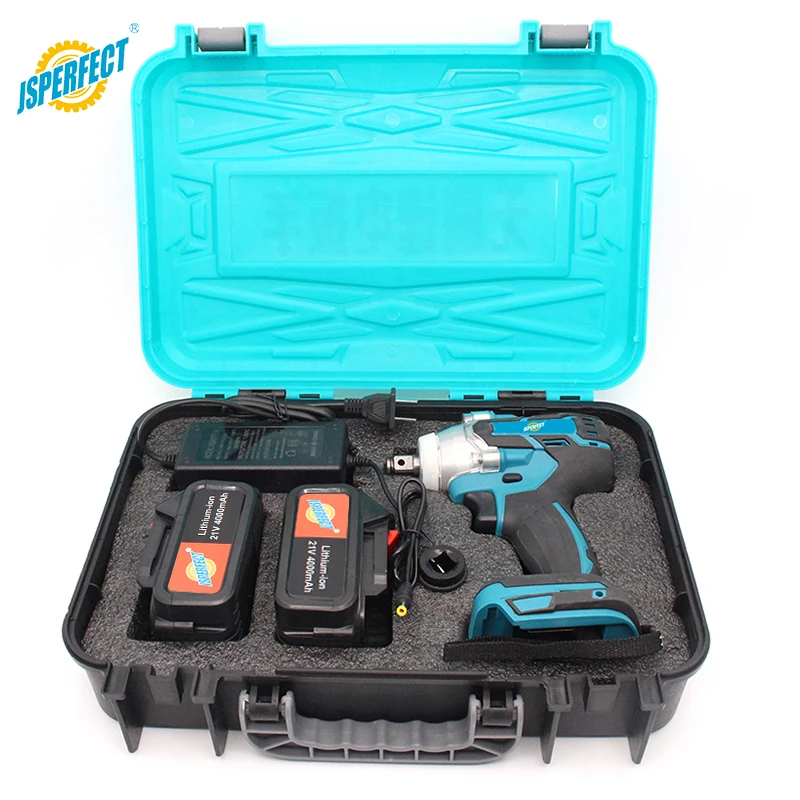 JSPERFECT hot selling factory price 1/2 cordless 600nn large torque impact wrench