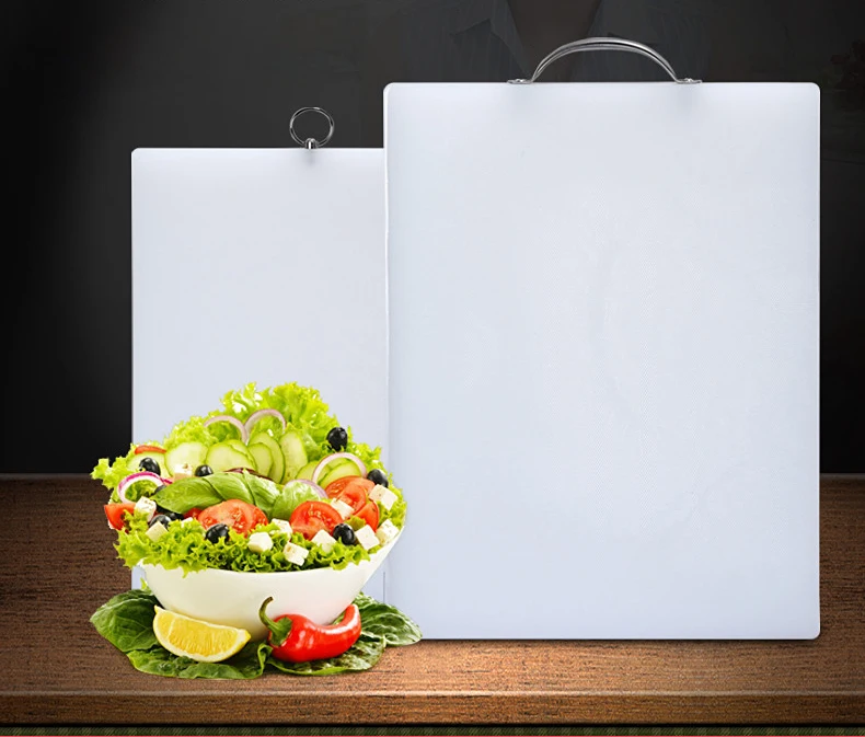 High molecular weight polyethylene high quality low price long life antibacterial edible grade material PE cutting board