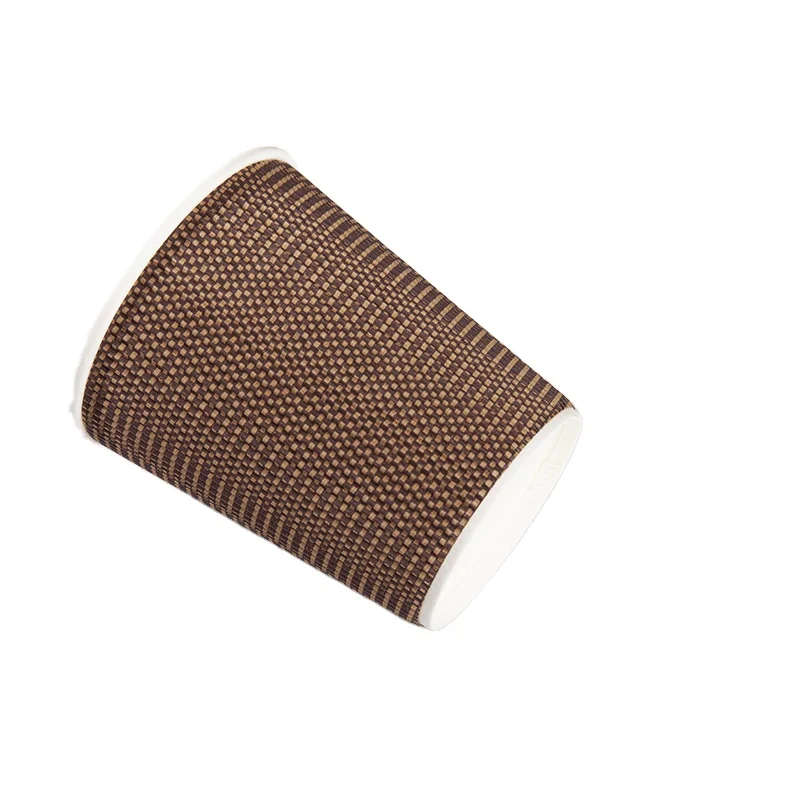 4 oz-20oz  Price Cups Coffee Ripple Wall corrugated ripple insulated paper cup