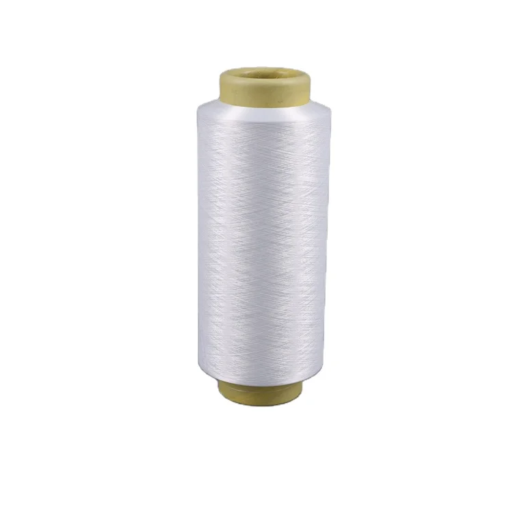 China manufacturer high quality white DTY 75/72 100% Polyester Yarn for Weaving and Knitting