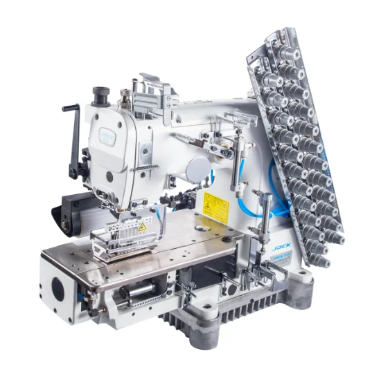 Brand new factory price JACK 8009VCD chain type multi needle machine industrial sewing machine sewing sports pants waistband