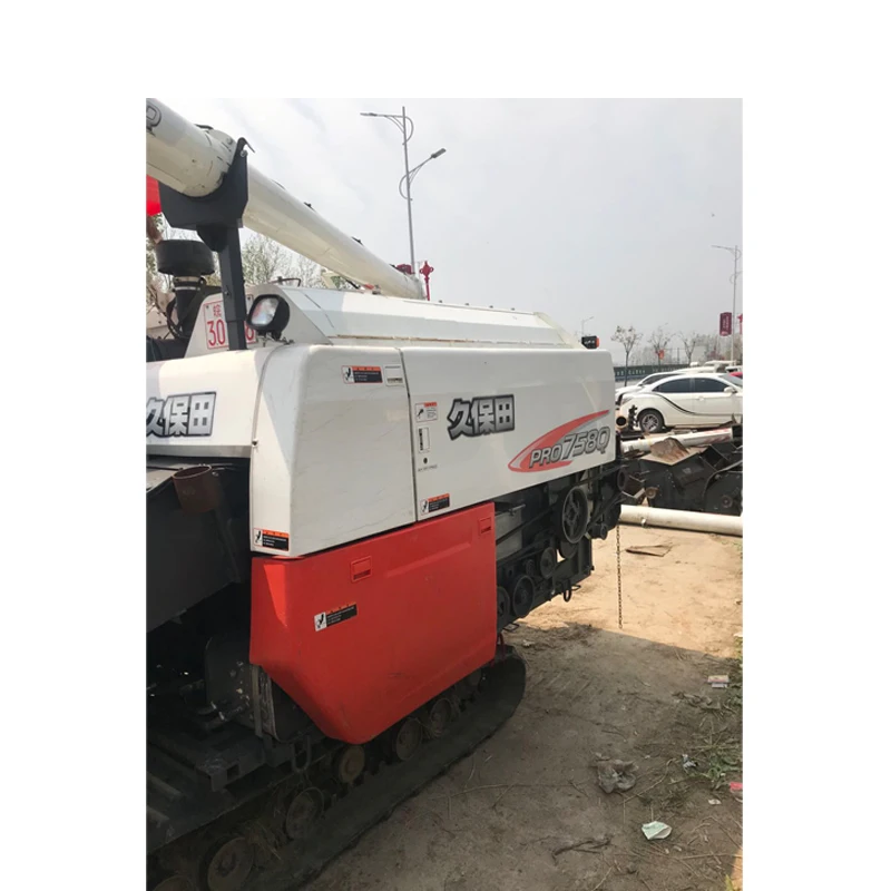 
High-accuracy new Kubota 758Q harvester reaper harvester for rice and rape 