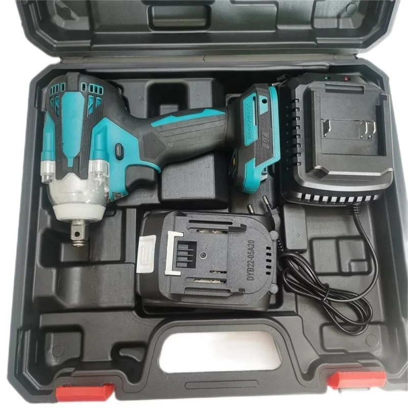 Battery Impact Wrench 600nm Electric High Power Impact Wrench with Battery
