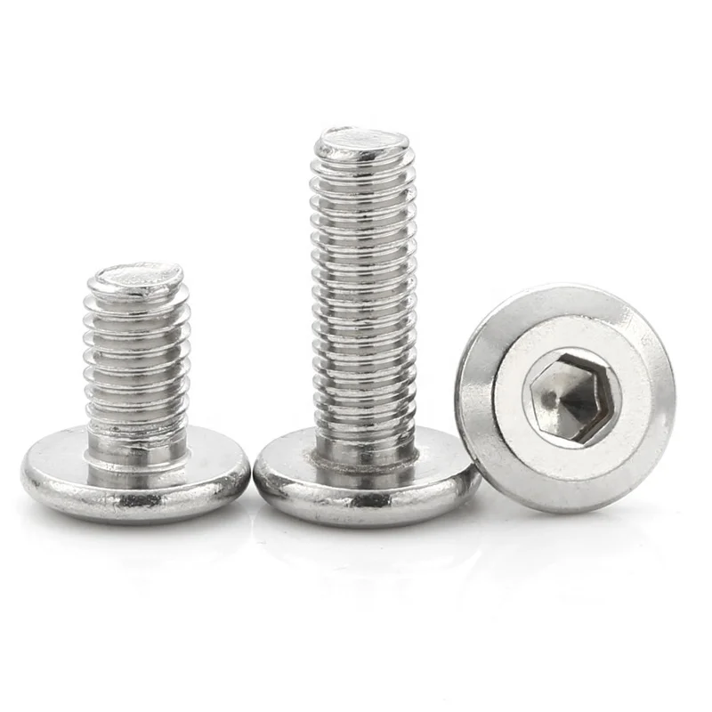 Болты с шестигранной головкой и плоской M6 x 10-150 мм болты шестигранным углублением винты для мебели