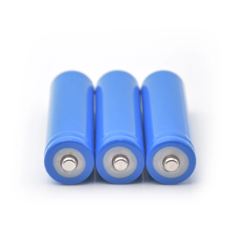 
18650 cylindrical lithium-ion battery 1200mah standard voltage 3.7v arrow blue leather environmentally chargeable battery 