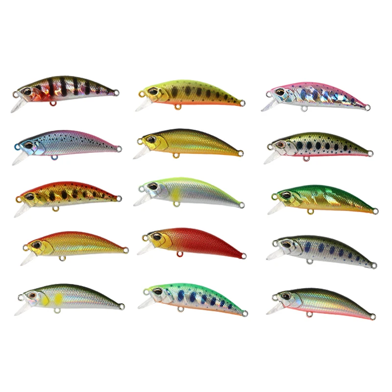 Top Right 5g 50mm 9045b Pesca Sinking Hard Bait Minnow Lures Fish Bait Lures