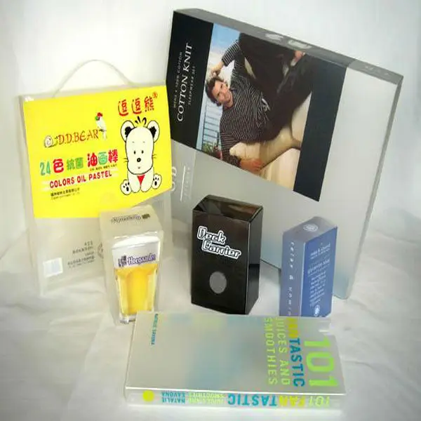 Custom Printing Plastic Boxes Clear PET Packaging Box Plastic Box for electronic