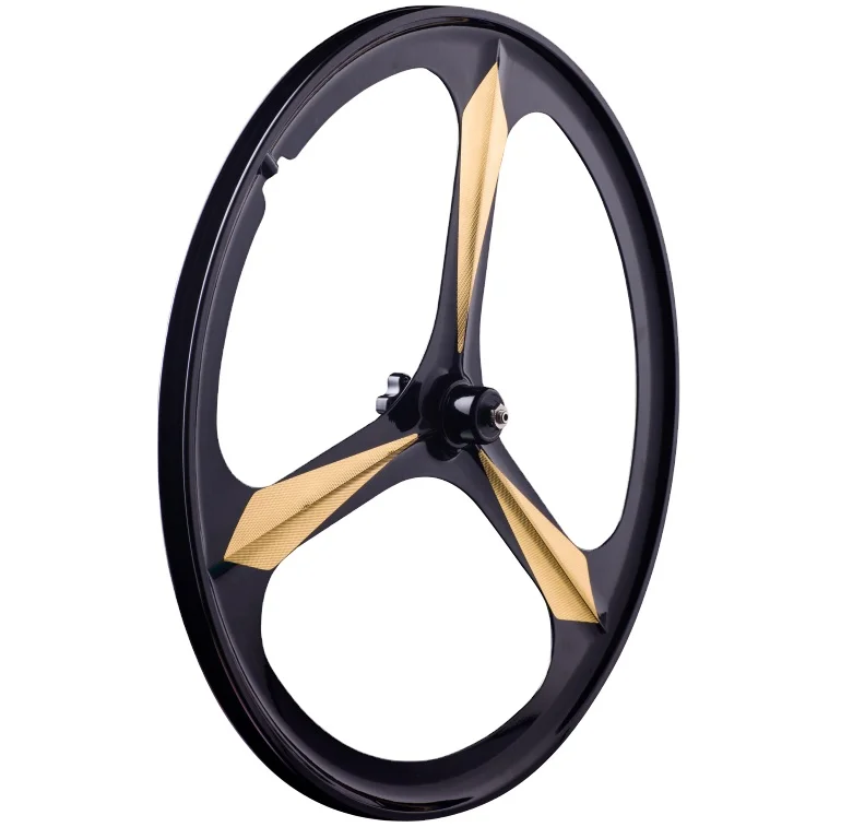 20 дюймов магниевого сплава Красочные колеса велосипеда 3 спицами