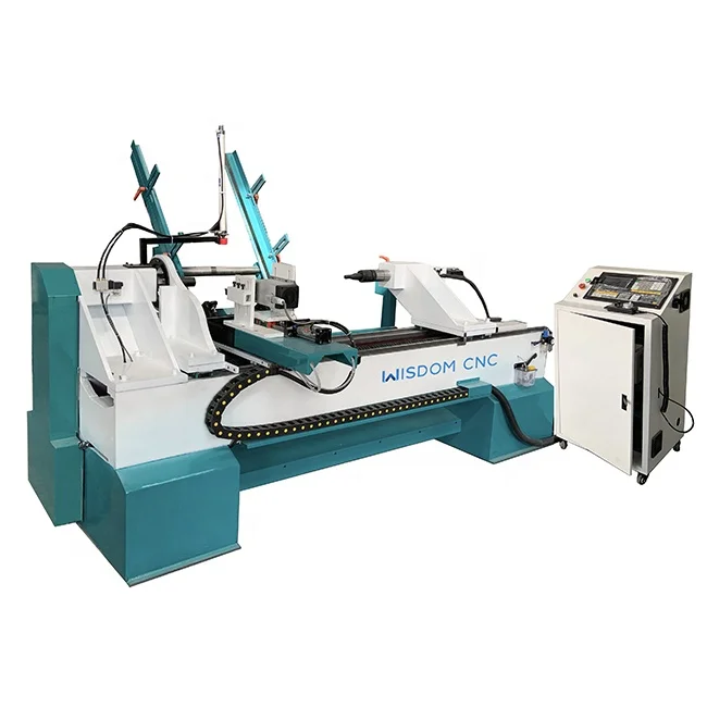 WS-L1530A автоматическая загрузка разгрузки cnc деревянная лестница токарно-револьверный станок машина