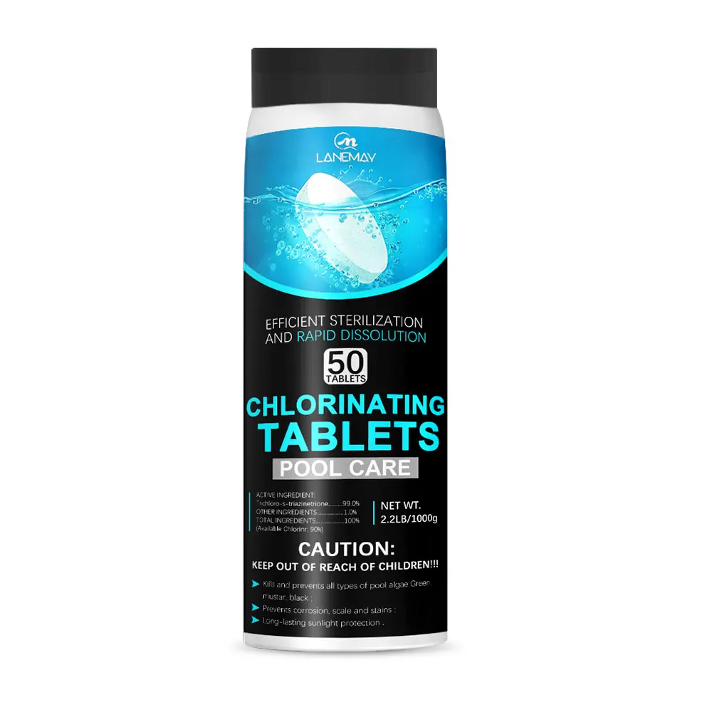 Private Label Wholesale Chlorine Dioxide 90% tcca Swimming Pool Chlorine Tablets