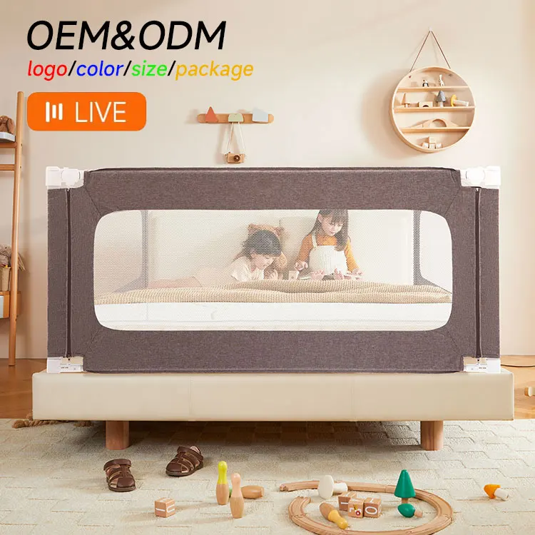 Enhanced Co-sleeping Baby Bed Rail Guard for Kids Multiple Sizes Barrier Avoid Falling Durable Baby Bed Rail