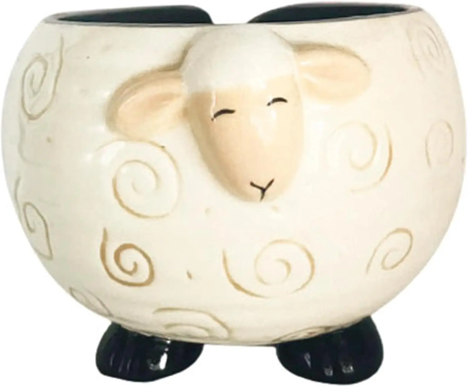 Yarn Bowl Sheep Yarn Holder Cute Ceramic  Knitting Sewing Yarn Holder Cartoon Crochet Bowl Gifts Key Bowl for Crochet Knitting