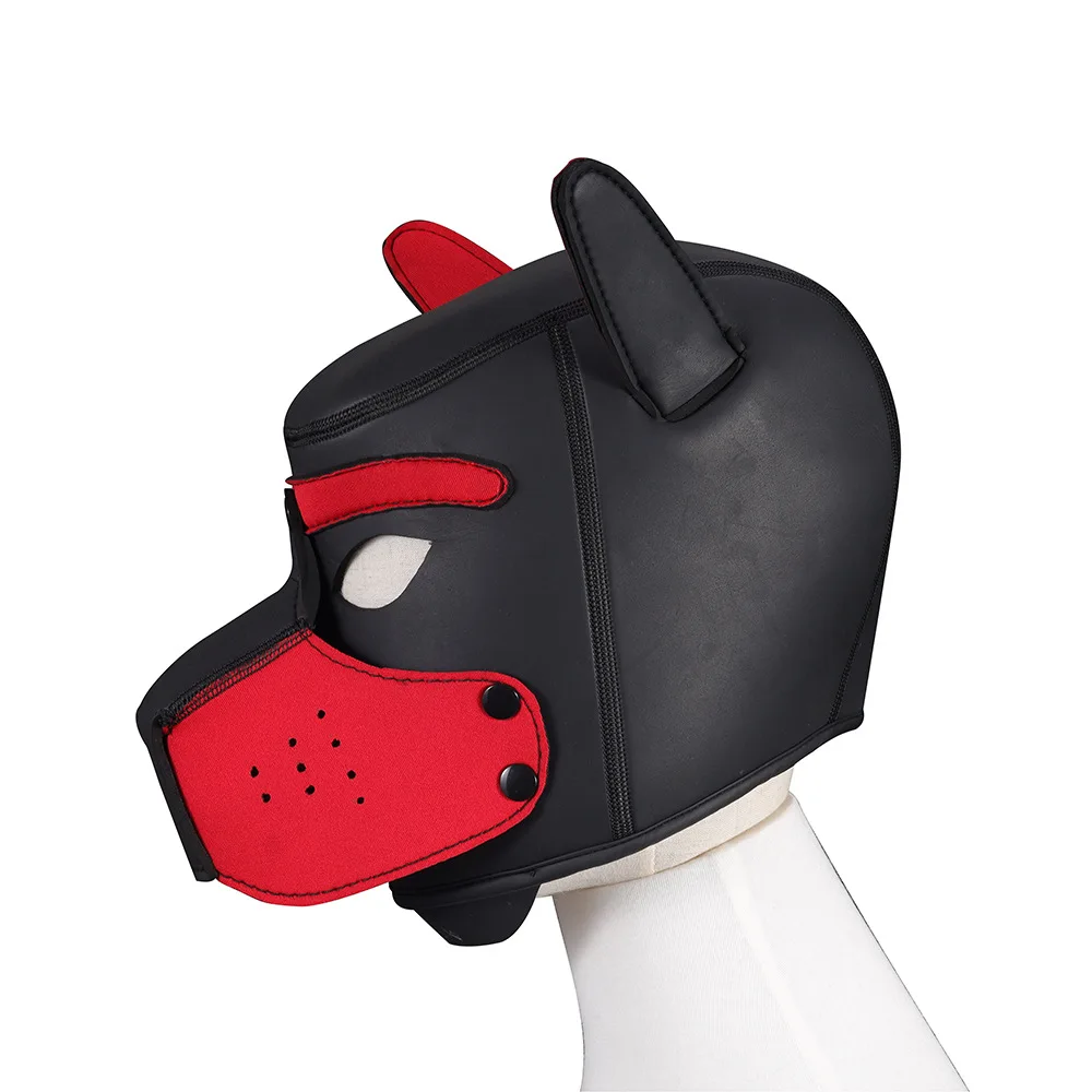 SM sex dog head cover adult training supplies role play nightclub dance mask dress up toy wholesale