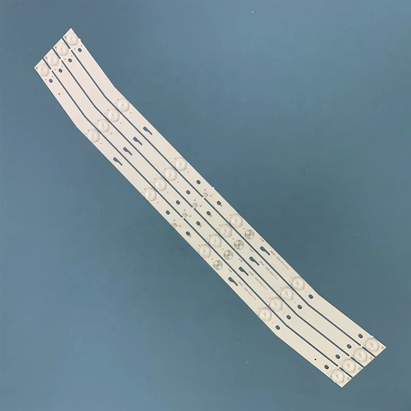 6leds 6V U led tv backlight strip Aluminum plate