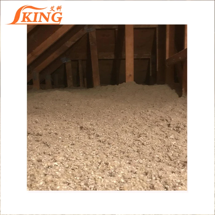 ISOKING insul-fill blow-in mineral wool insulation for attic project