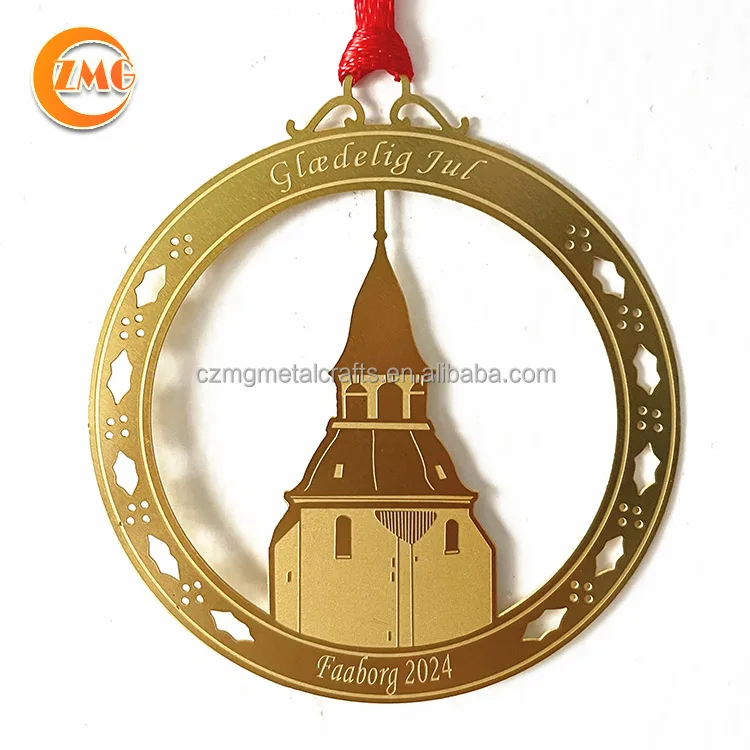 Wholesale Personalized Cheap Flat Engraved Stainless Steel Craft Ornament