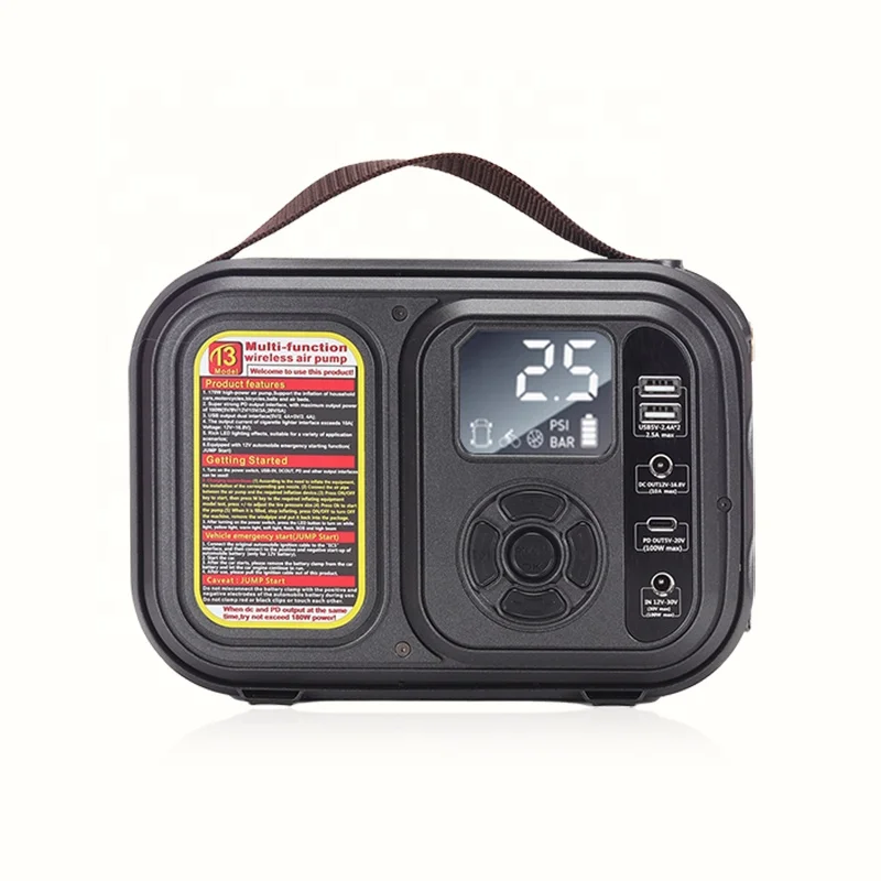 Factory Direct Sale Mi 6000 Jump starter 3000A Battery 2 In 1 12V Car Kit With Air Pump Jump Starter Power Bank