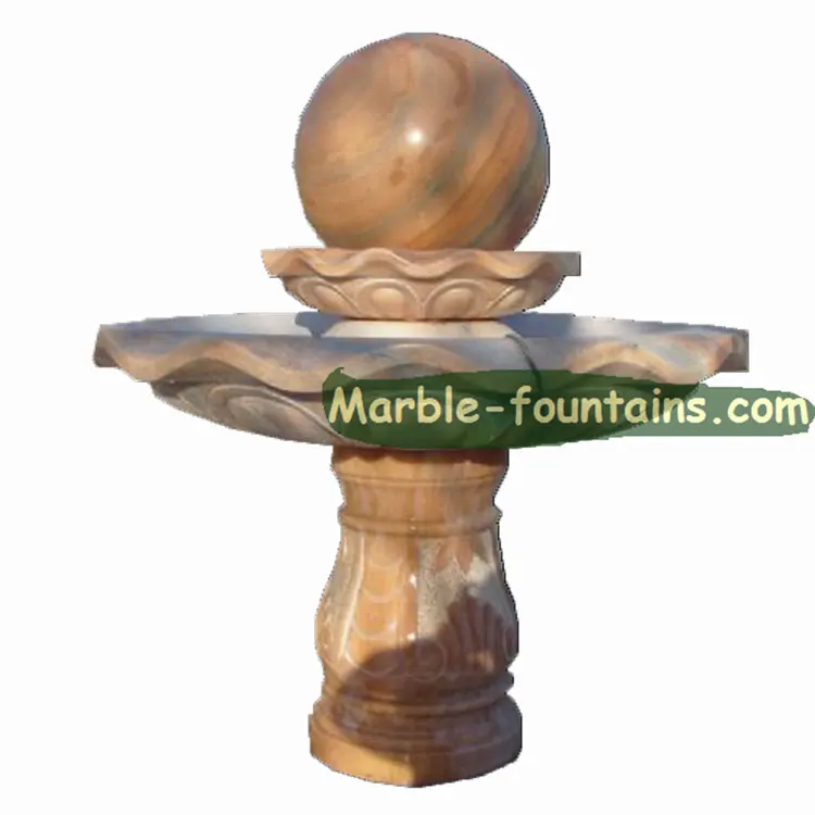 Garden Marble Stone Rolling Rotating Ball Water Fountain Black Granite Sphere Fountain Marble Fountain
