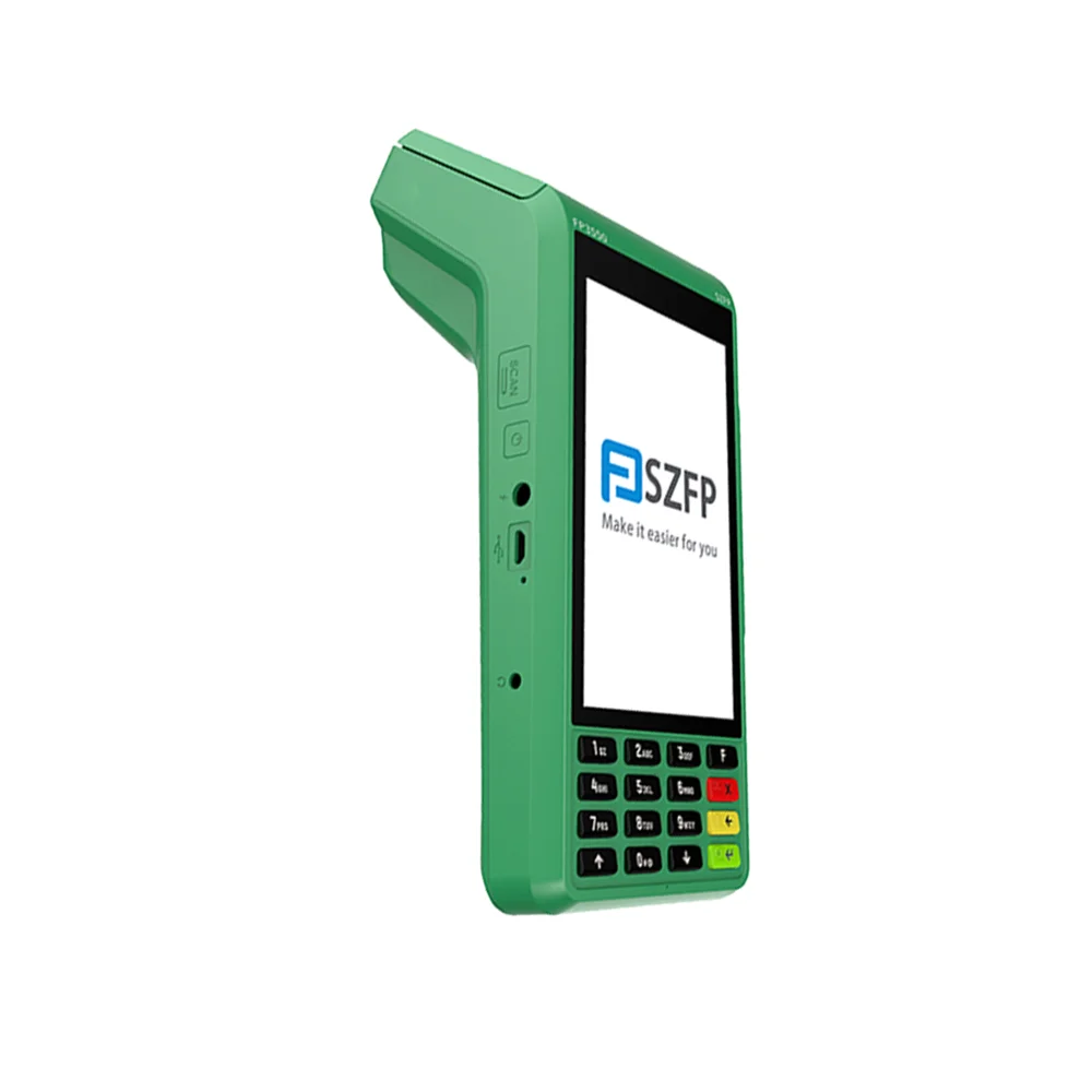 FP3550 Handheld Android Pos Terminal Pos software for retail system with thermal printer