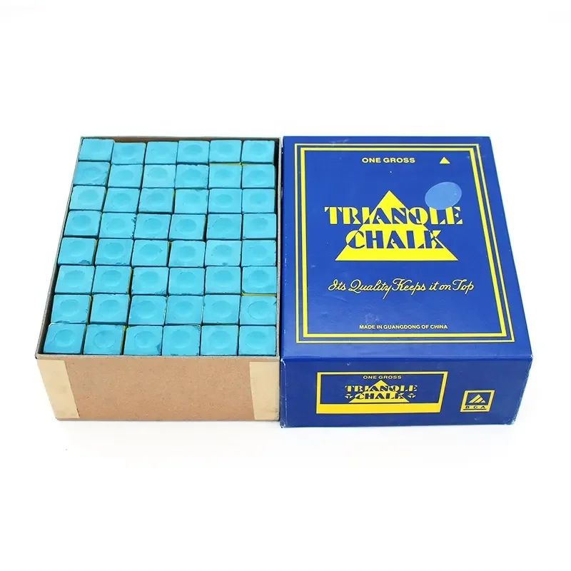 Selling high quality 144pcs/box billiards snooker pool chalk for snooker pool cues
