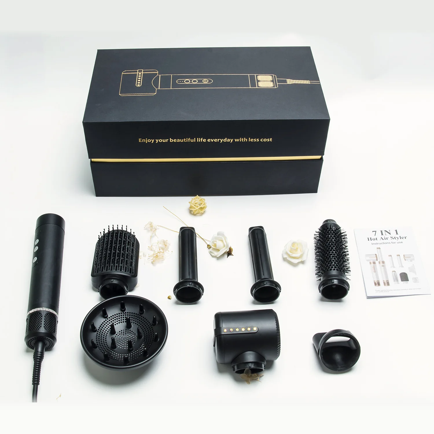 110000RPM Negative Ion Brushless, High Speed Motor Hair Dryer Set/
