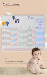 Customized 40s color stripes warm 40% cotton 5% spandex 55% viscose fiber (bamboo fiber) baby clothing fabric