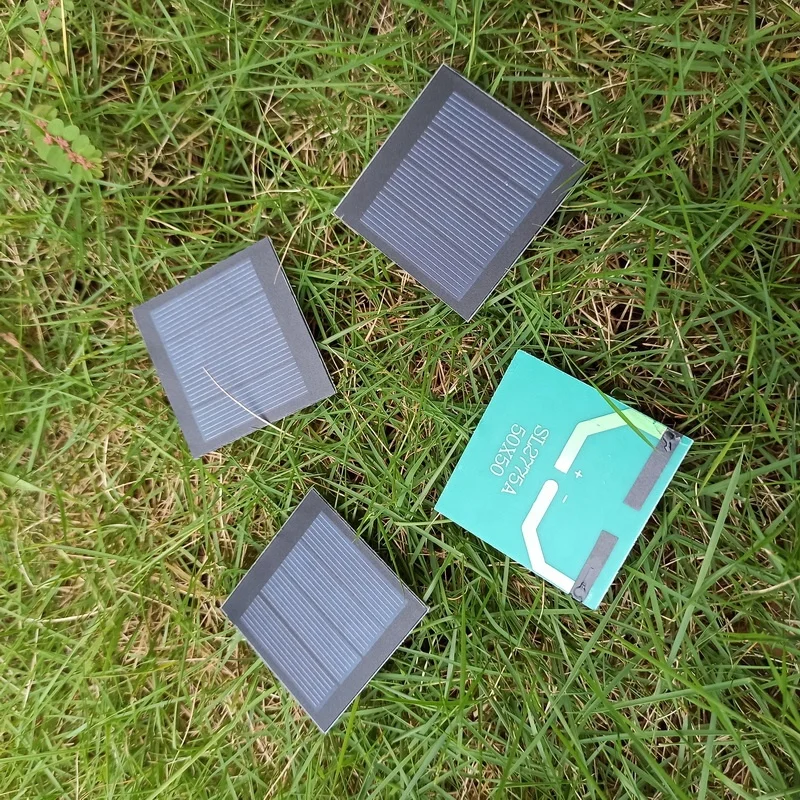 Paneles Solares Monocrystalline Solar Cell 50mmx50mm 02w Square 5cm Poly PV Module Panels 50 x 50 2v 120ma Mini Solar Panel 5060