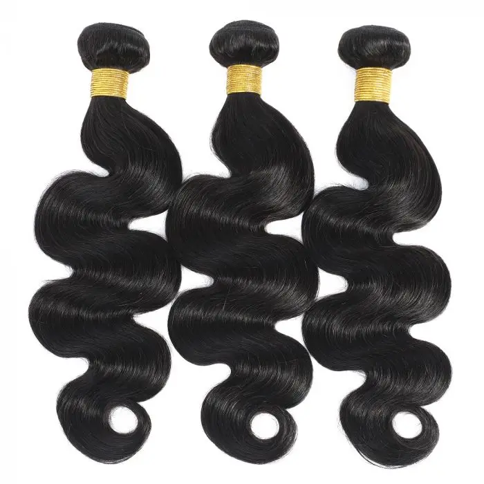 Natural Color Black 10-40 inch Brazilian Virgin Remy Human Hair Loose Wave Yaki Straight Deep Curly Body Wave 3 Bundles