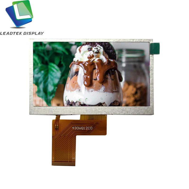 4.3 inch  tft lcd screen 480(RGB)x272  RGB interface with 300nits Display Module