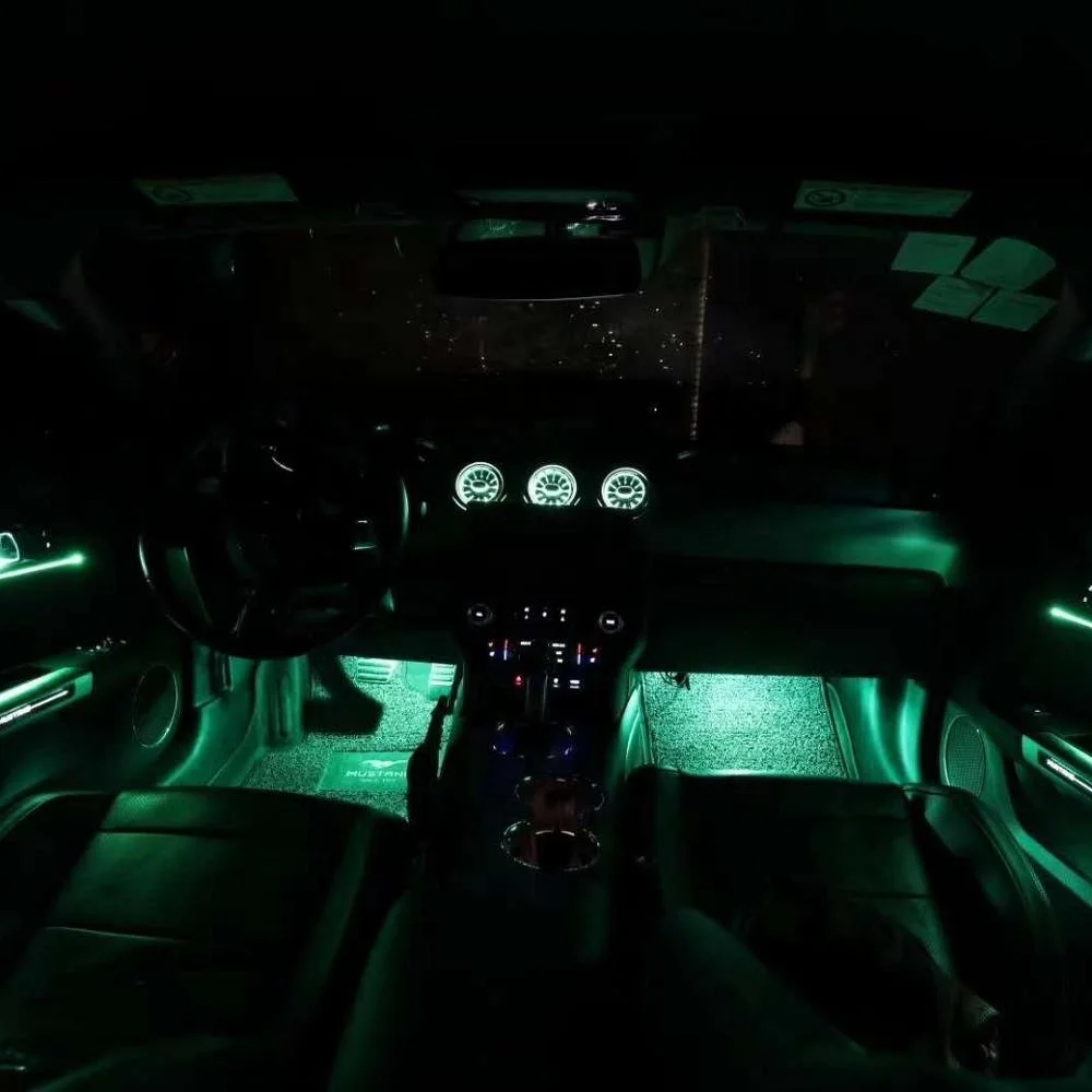 car lighting system atmosphere led light auto ambient light for Ford Mustang