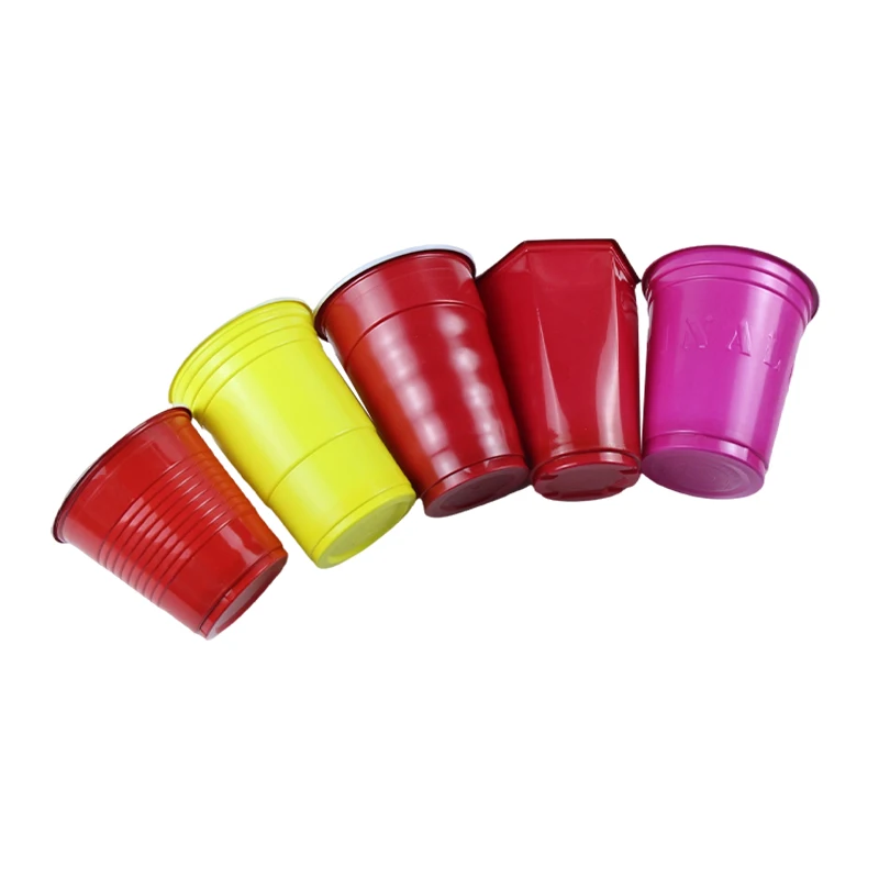 Biodegradable colored plastic cup 500ml 16oz Food grade recyclable cups microwave oven high quality PP party cups