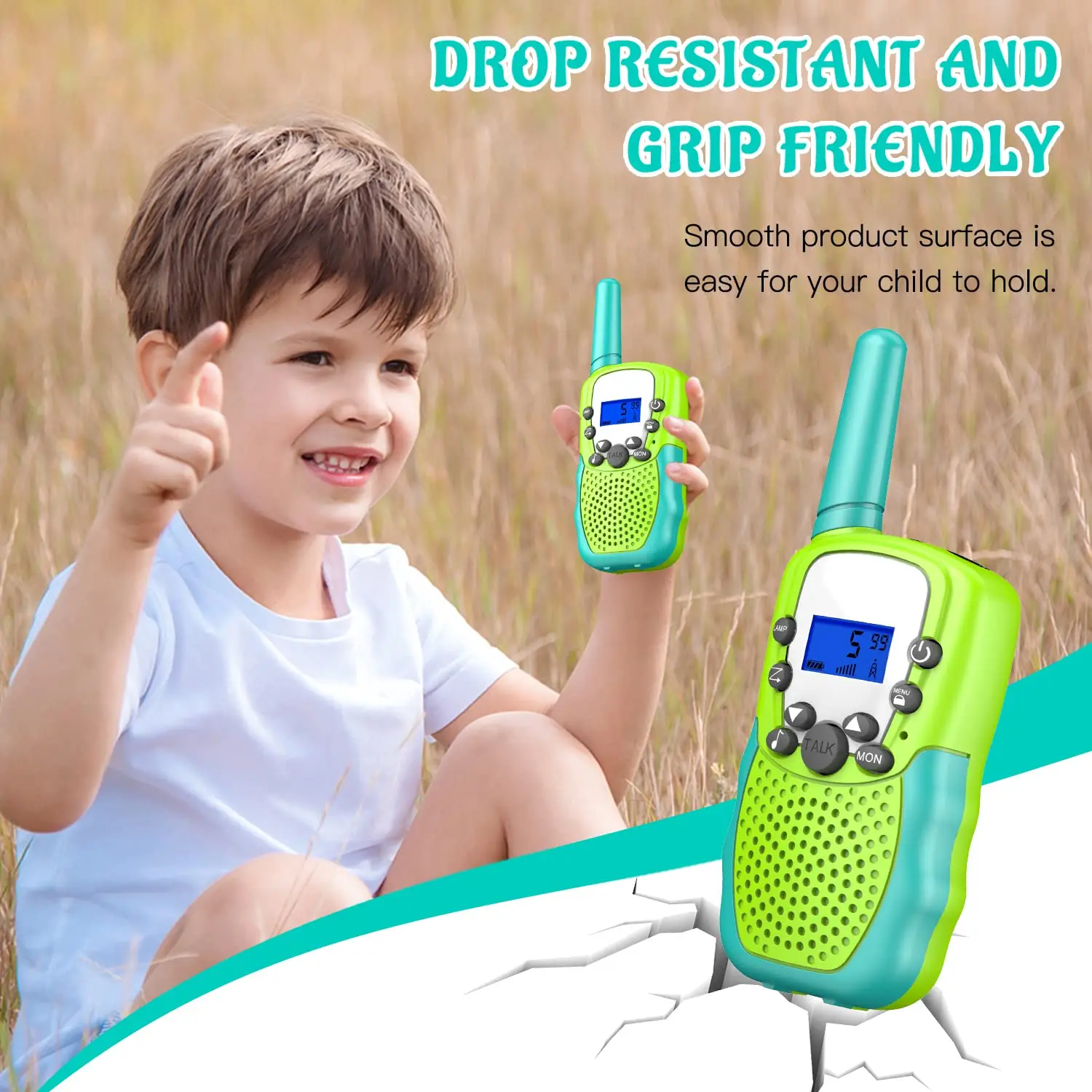 kid gift Mini Radio HOT Selling Kids Walkie Talkies For Children Wireless Woki Toki 3 Km Long Range 2 Way Radio child