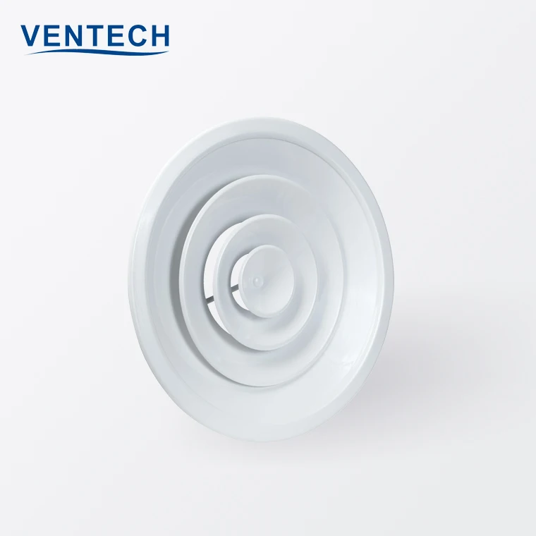 air conditioning ceiling diffusers aluminum round ventilation diffuser return round air louver diffuser