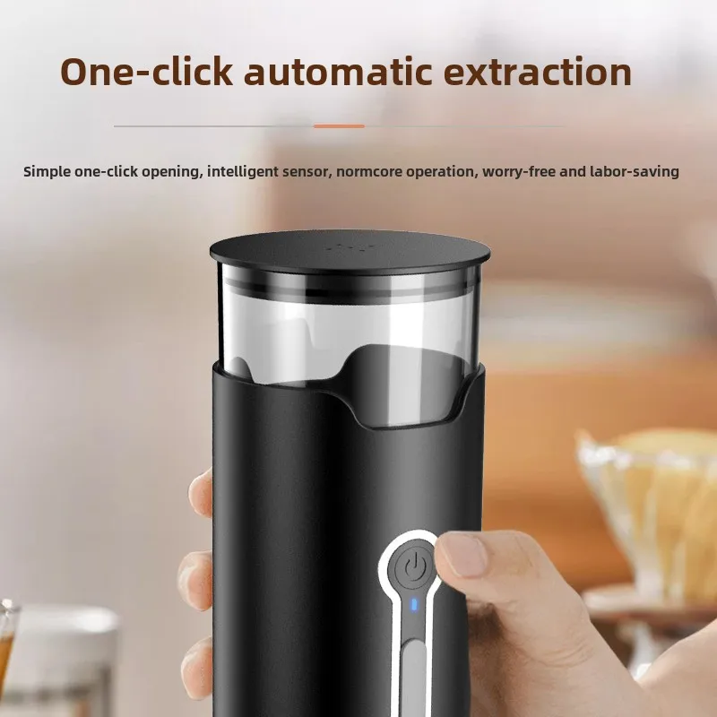 Portable Italian Capsule Coffee Machine Outdoor Household Health Kettle Household Automatic Handheld Pump Coffee Maker