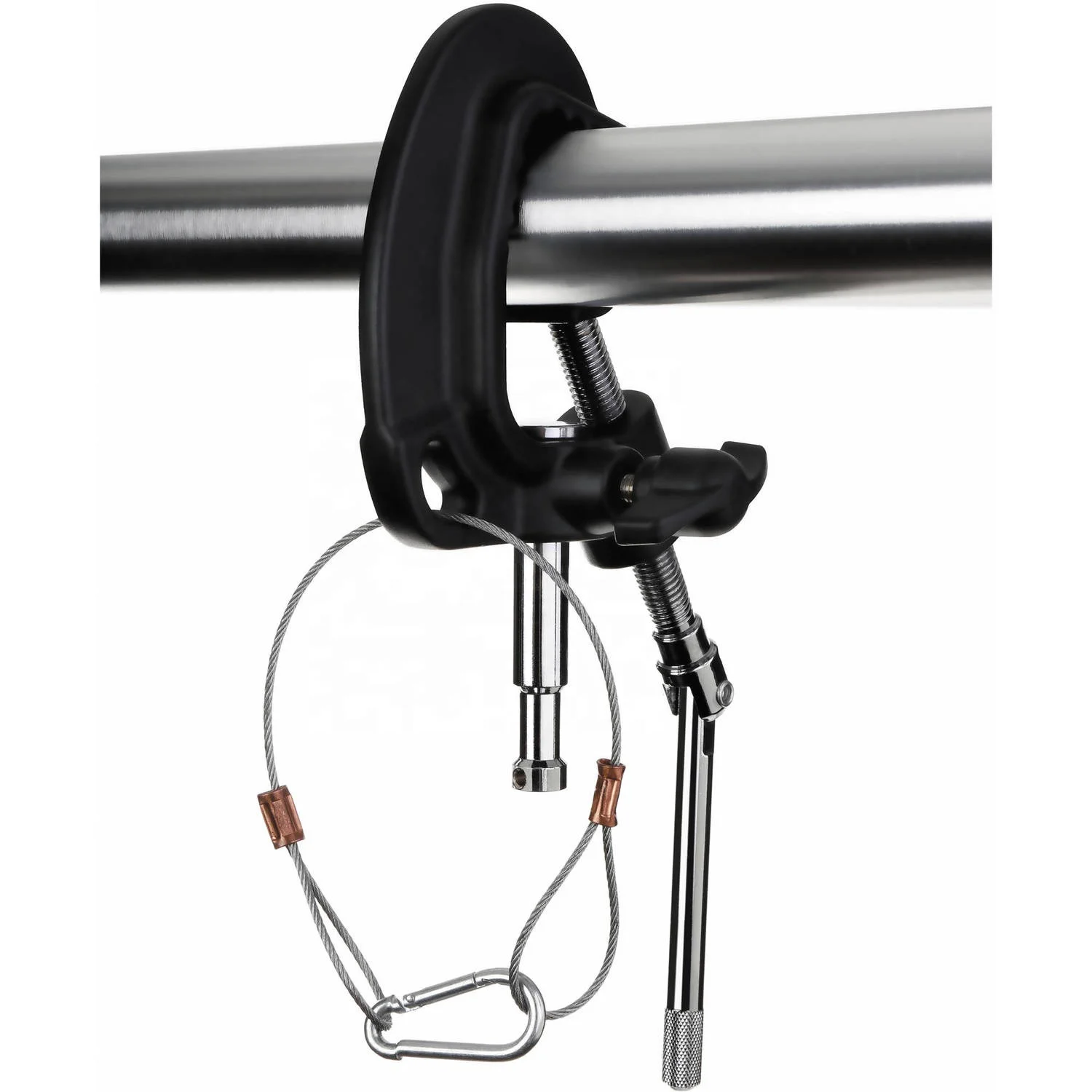Focus Junior Pipe Clamp with Baby Pin  TV Junior C-Clamp with Tommy Bar and Pad C65