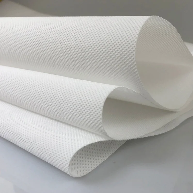 100% polypropylene spunbond nonwoven fabric roll tnt non woven fabric white