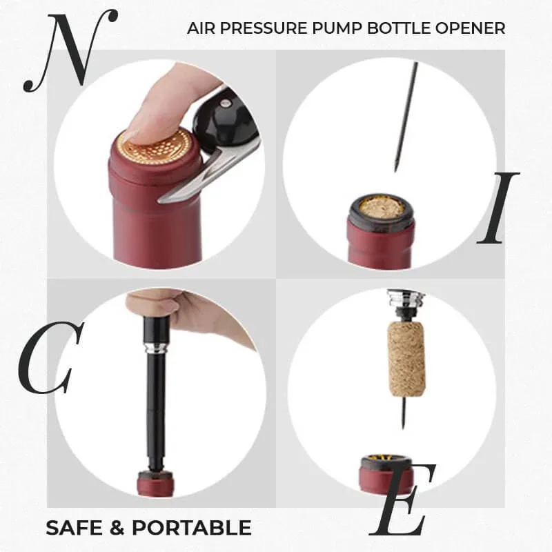 New Style Air Pressure Wine Opener Small Colorful Air Pump Wine Opener Pen shape Pin Cork Remover Pneumatic Corkscrew