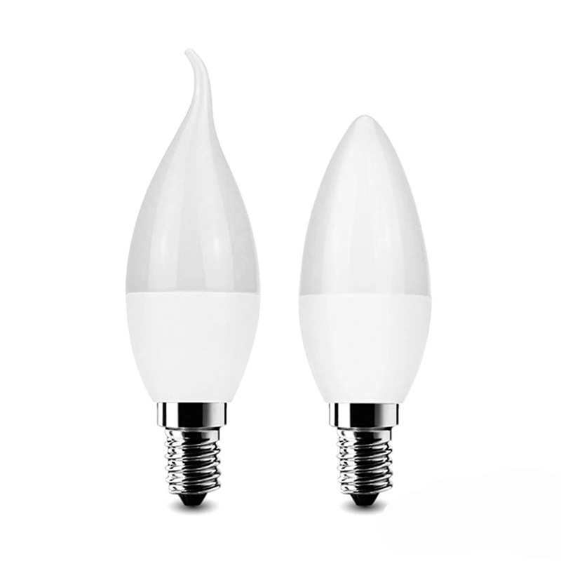 Ctorch оптовая продажа декоративная свеча E14/E27 110 В 220 3 Вт 5 7 C37 светодиодная винтажная лампа накаливания Эдисона