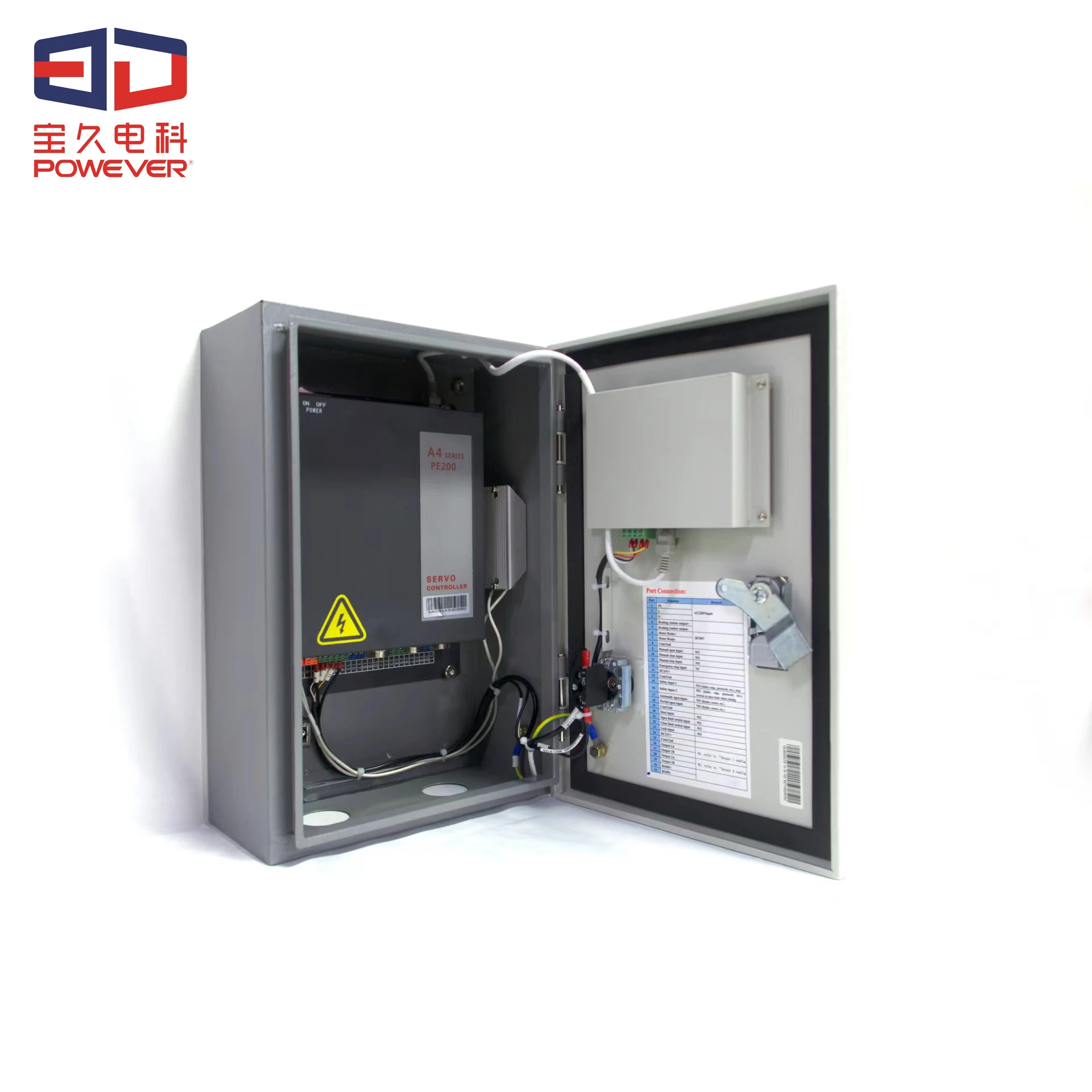 Energy-Saving and Easy Setting A4 750W Servo Motor and Controller for Flexible High-Speed Doors  Warehouse Rolling PVC Shutter